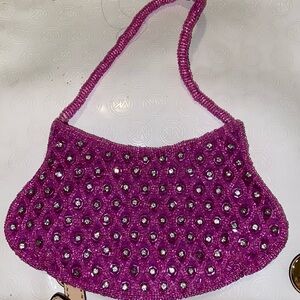 Beaded evening bag